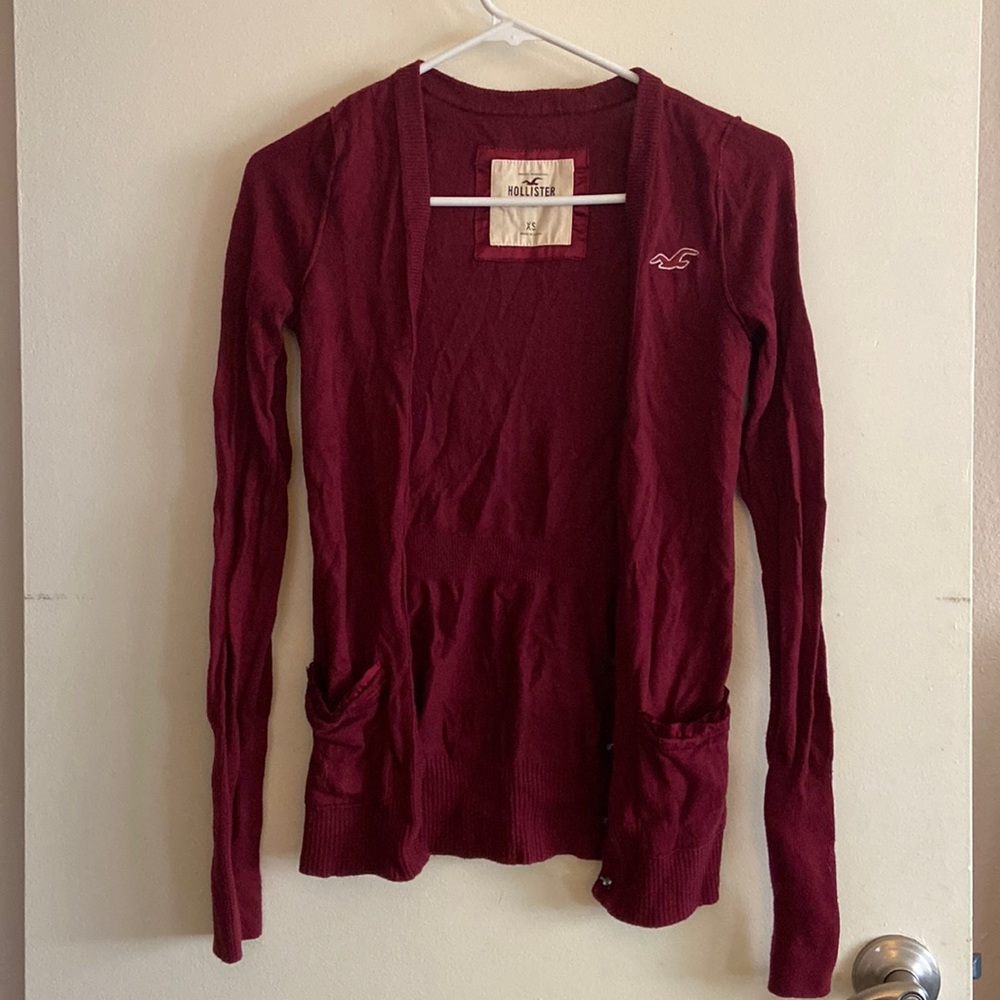 Hollister Cardigan - Red